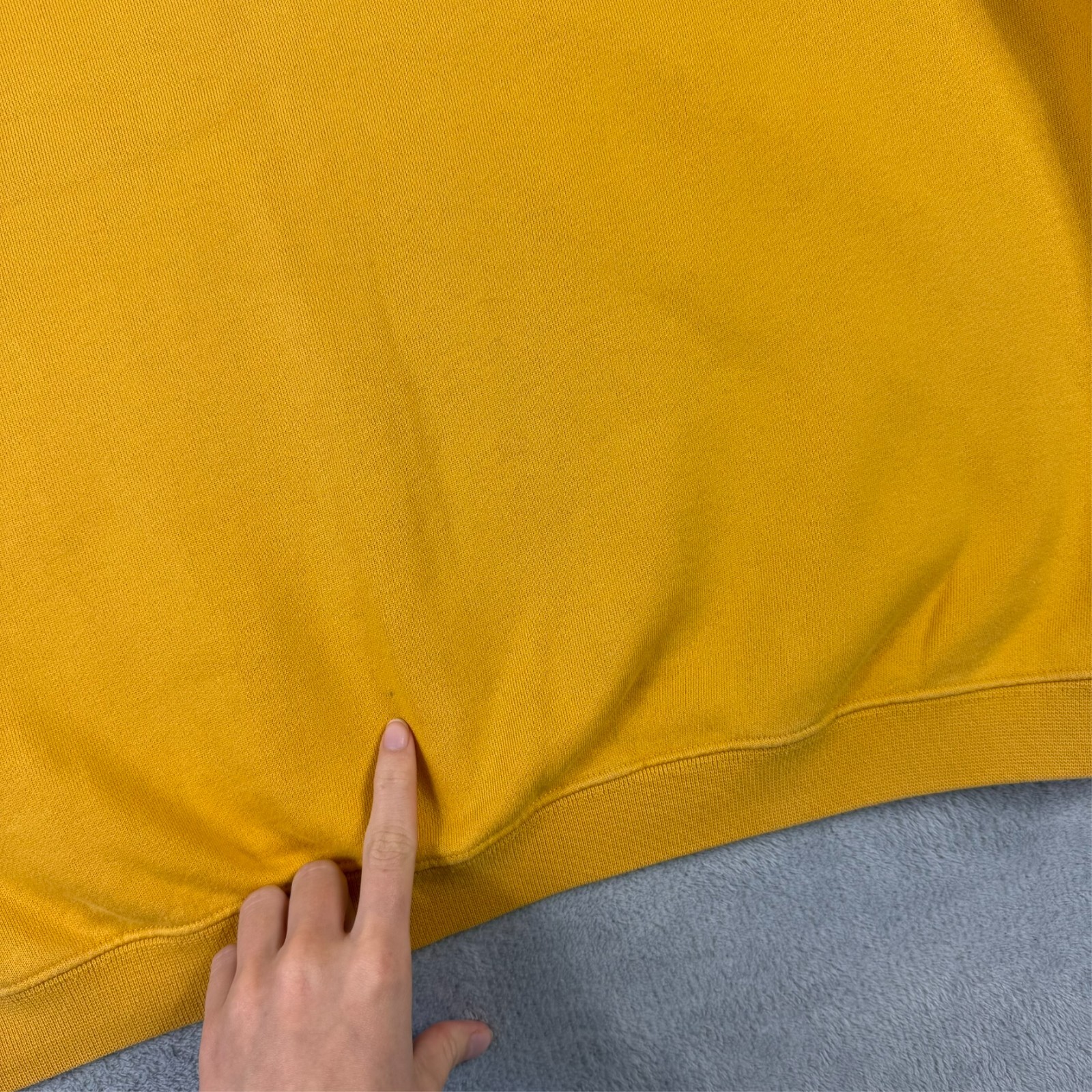 VTG Adidas Equipment 90's Yellow Heavyweight 38/40 / Oversized Medium Sweatshirt image 6