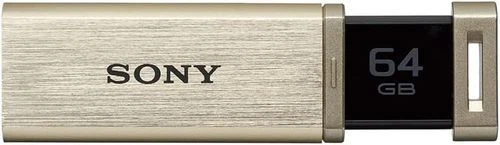 RARE Sony Pocket Bit USM64GQXN 64GB USB 3.1 Gen1 Flash Drive High-Speed Gold - Image 2 of 4