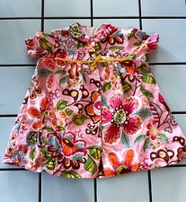 Vestido vintage Oilily niños lino talla 116