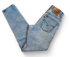 Vintage Levi's 550 Relaxed Fit Tapered Leg Jeans Size 9 Long 26x32 Made in USA