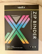 Vault X Binder 9 Pocket Exo-Tec Zip‼️New‼️Mega Evolutions‼️