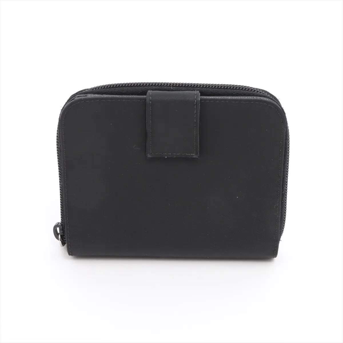 Prada Tessuto Nylon Compact Wallet Black M605 thumbnail 2