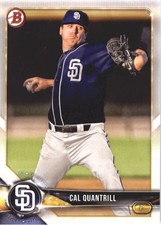 2018 Bowman Prospects #BP115 Cal Quantrill - BB