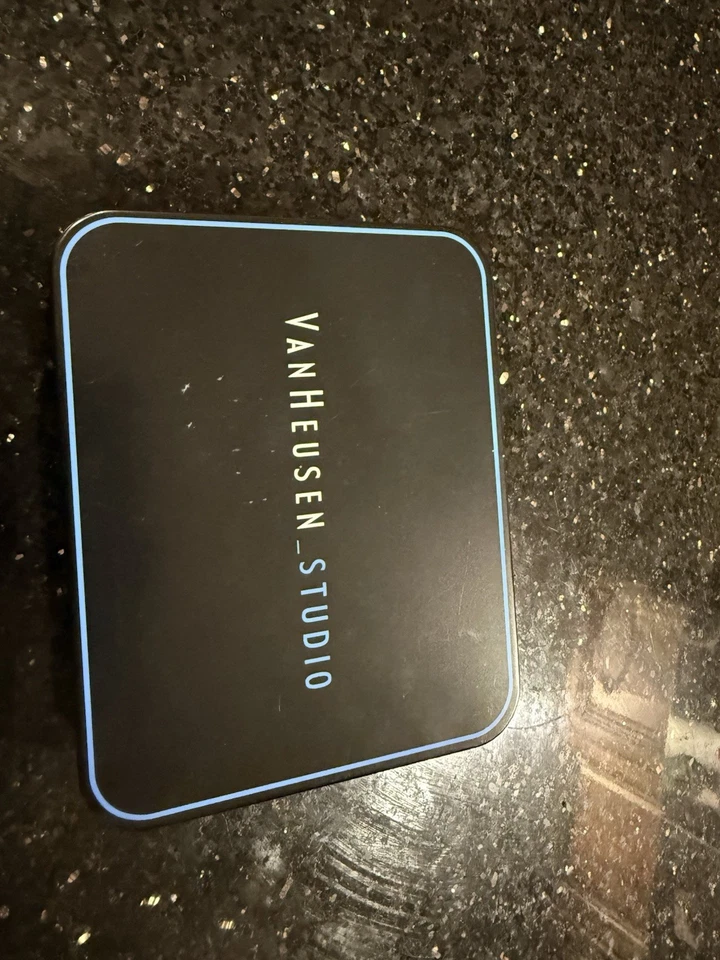 Мужской бумажник Van Heusen черный кожаный новый с бирками никогда не носился - Изображение 2 из 3