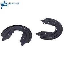 Pair Rear Disc Brake Splash Shield Backing Plate Set For Ford Mustang 1994-2004