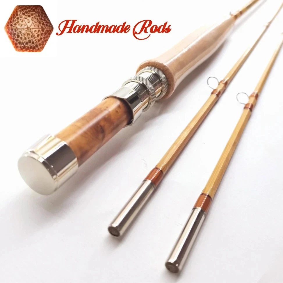 bamboo fishing pole with 2 eyeliys Eagle Claw Poles 10' Rigged, 05100-006 These fire Bamboo - R.L. Winston Fly
