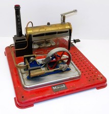 vintage Mamod stationary live steam engine - untested