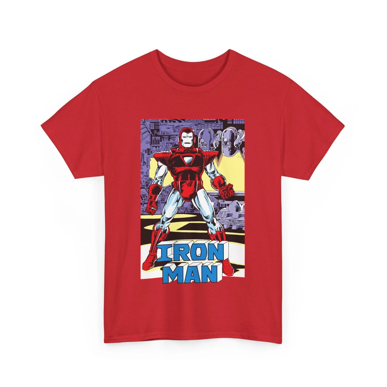 Iron Man T-Shirt - Tony Stark - Silver Centurion Armor - Marvel Comics