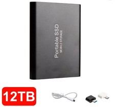 12TB External Hard Drive Portable USB Storage High Speed Backup