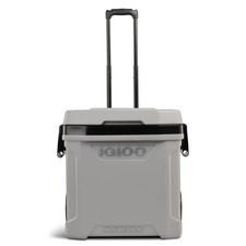 Igloo MaxCold Ultra 62 Quart 58 Litre 98 Can Rolling Cool Box Ice Cooler 5 Days