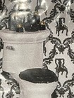 Oui Bathroom Toilet  for a miniature dollhouse Vintage New 1/4" 1:48 — photo 2