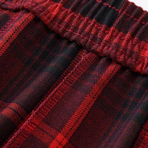 Sophisticated Casual Look Stylish Women's plaid pants with straight fit - Picture 5 of 24