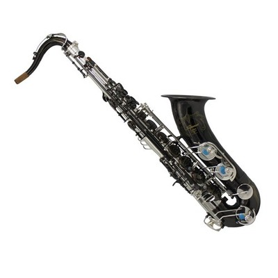 Eastern Music  carbon Black body Satin Silver key Bb SA80-II Tenor Saxophone