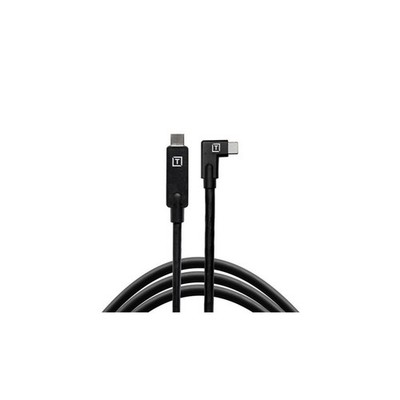 Tether Tools TetherPro USB C to USB C Right Angle (Black)