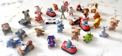 Vintage Kinder Surprise Toy Lot 1980s 1990s Animals Cars Penguins Hippo Figures