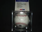 Barry Bonds Autographed Baseball PSA/DNA Authenticated with Grade 9 (Snow White)