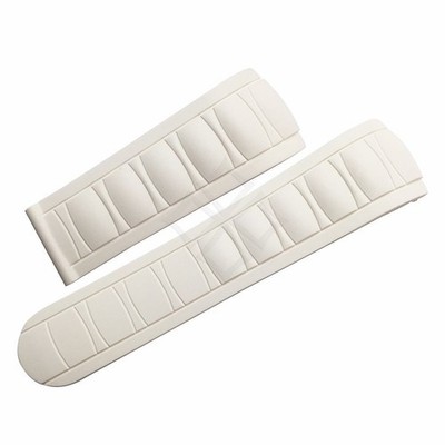 Authentic Ebel Brasilia Replacement White Rubber Women's Watch Band