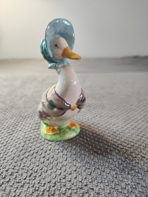 Beatrix Potter Figurine: Jamima Puddleduck. F. Wayne & Co 1948. Beswick England