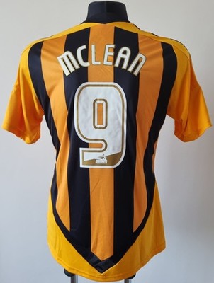 Hull City 2011 - 2012 Home football Adidas shirt #9 MCLEAN size Medium