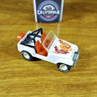 Hot Wheels Vintage Real Riders Jeep CJ-7 White Hubs Malaysia 1986 Roll Patrol