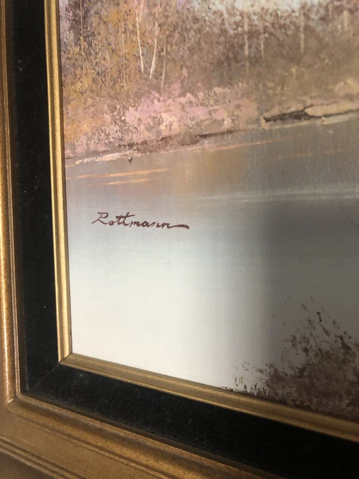 Spring Watermill Hyde-Electric On The Farm. Artist Signed Rottmann - Image 3 of 4