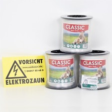 10mm Band Elektrozaun 600m Elektro Breitband Weidezaunband Weideband Weidezaun