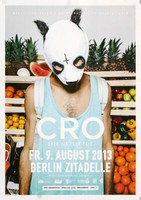 Cro - Open Air , Berlin 2013 - Konzertplakat