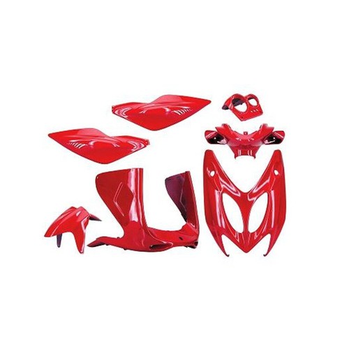 Kit Carénage TNT Noir 7 Pièces Pour MBK Ovetto / Yamaha Neos 50cc 2007 - Neuf, Référence 366333
