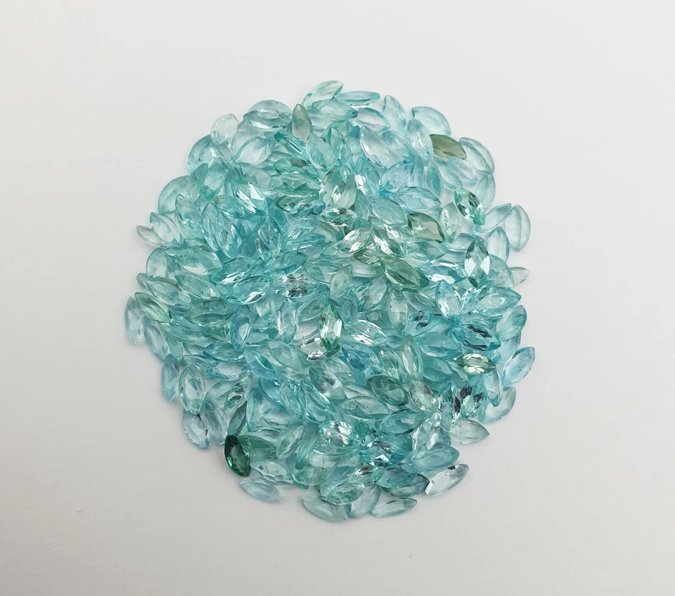 Natural Apatite Marquise Cut Loose Gemstone Lot 85 Pcs 2*4-2.50*5 MM 12 CT - Image 3 of 4