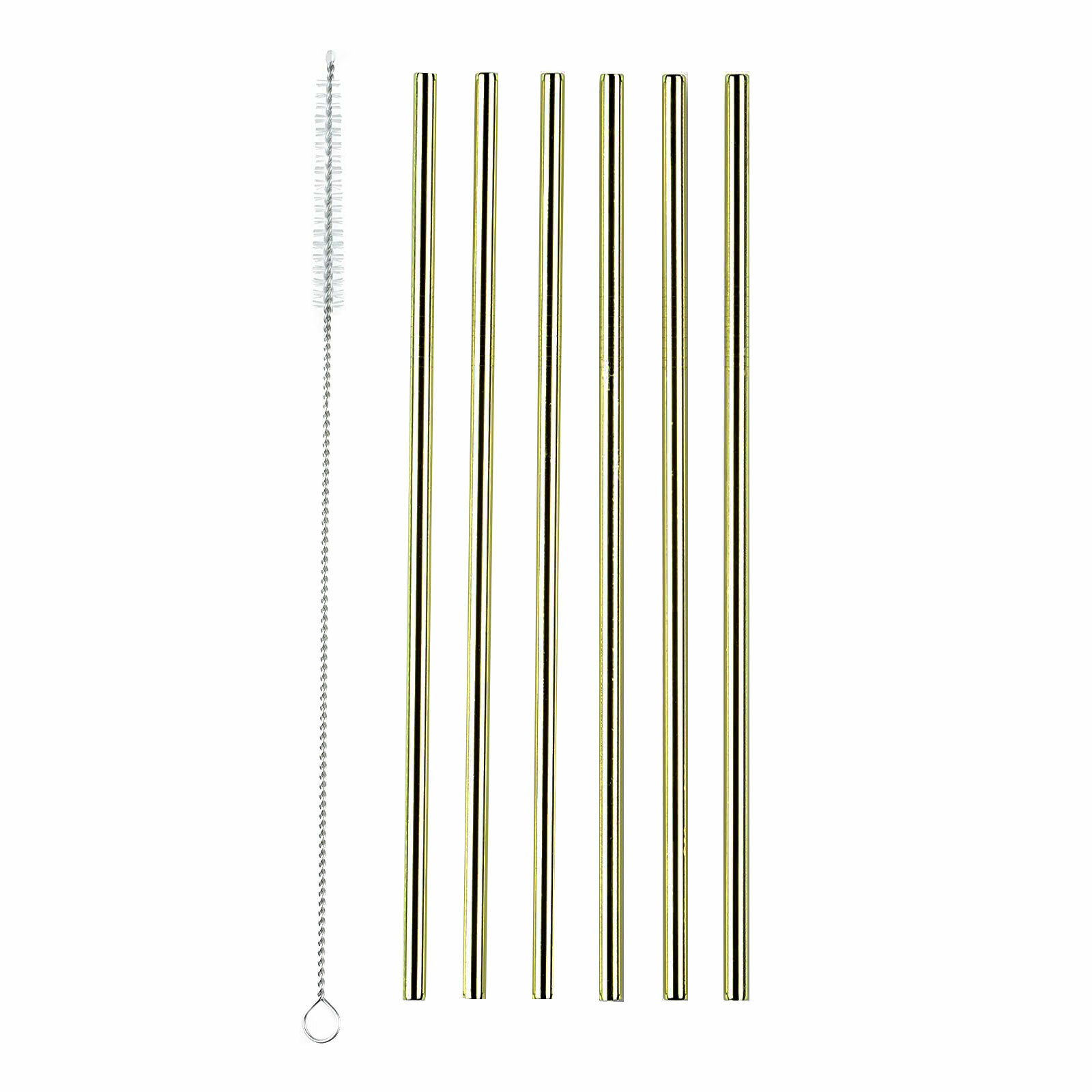 Набор коктейлей ECHTWERK Trinkhalme, состоящий из 6 бутылок, включает в себя коктейли Reinigungsbürste Strohhalme