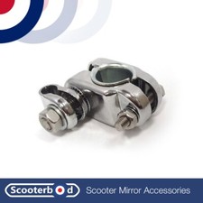 Crash Bar Clamp Bracket for Vespa & Lambretta Stems & Mirror Mount Fixing | 870