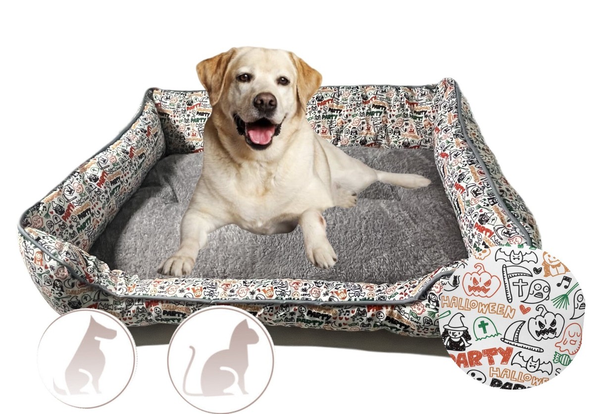 Orthopedic Dog Bagel Dog Bed For Nesters Orthopedic Pet Calming