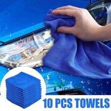Microfiber Cleaning Cloth Set of 10 Towel Rag Car Polishing Detailing No-Scratch