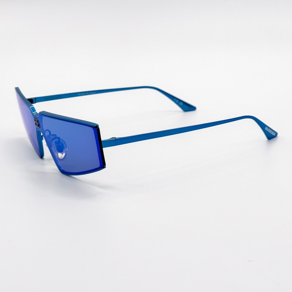 サングラス BALENCIAGA Balenciaga - BB0368SK-003 - BLUE-BLUE-BLUE Balenciaga BB0368SK 003 - Blue Sunglasses for Man and Woman
