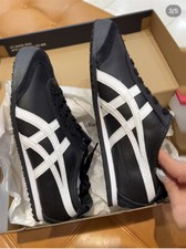 NEW Onitsuka Tiger MEXICO 66 BLACK WHITE 1183C102 001 with Box