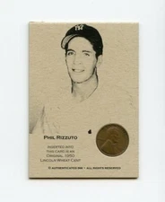 #TN05865 PHIL RIZZUTO 1950 Wheat Penny Trade Card
