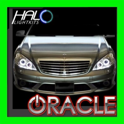 Oracle Lighting 2007-09 Mercedes S-KLASSE W221 Weiß LED Scheinwerfer Halo Ring