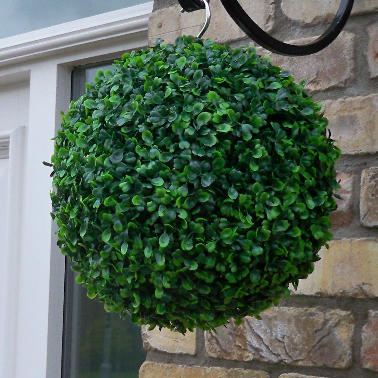 Best Artificial 28cm Green Boxwood Buxus Topiary Grass Wall Hanging