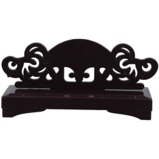 1PC Folding Fan Stand Plastic Round Fan Display Base Decorative Hand Fan Holder