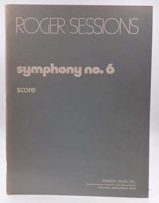 Symphony No. 6. Score, etc - Roger Sessions Merion Music unknown_binding Book