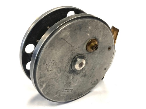 Allcock’s Ventilated Aerial 4.5″ Centrepin Fishing Reel Fine Condition - Picture 4 of 7
