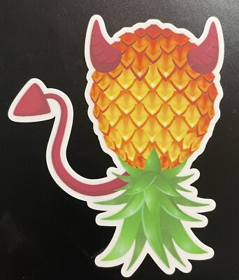 Pineapple  Vinyl Sticker Decal Plays Well With Others Lifestyle Fun Swinger