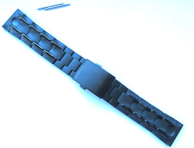 DIESEL Original Ersatzband DZ2171 Edelstahl Uhrband Schwarz black strap 22 mm