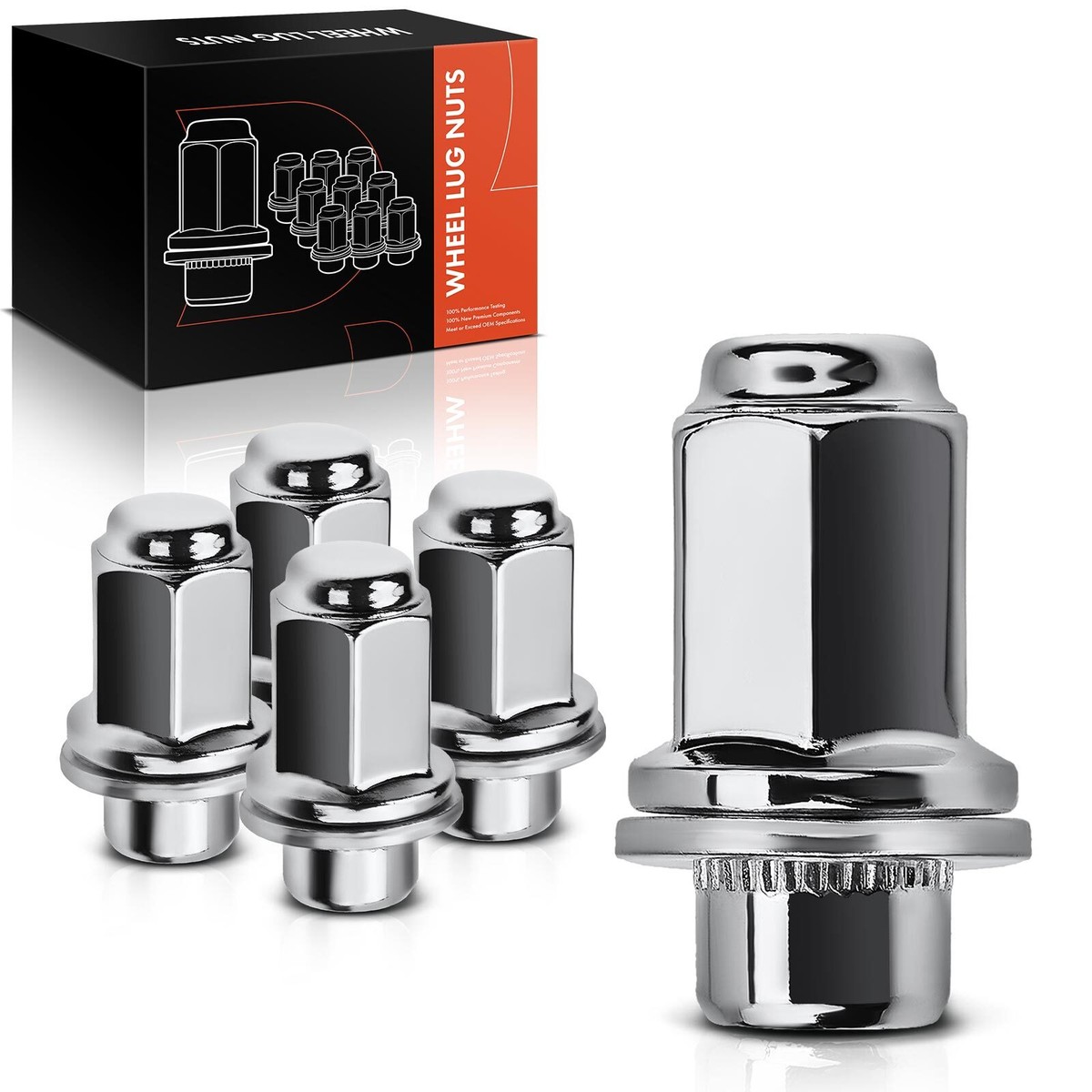 5x M12-1.5 Wheel Lug Nut for Lexus ES300 GS300 RX300 Toyota