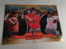 2019 Bowman Talent Pipeline 5x7 D.L. Hall Mountcastle Stewart Orioles 05/10