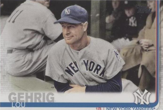2019 Topps - Lou Gehrig #230 for sale | eBay