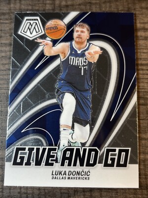 2023-24 Panini Mosaic Basketball Luka Doncic Give And Go Insert