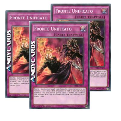 3x UNIFIED FRONT   (Unified Front)   Common SP   TDIL IT078   1Ed   YUGIOH!