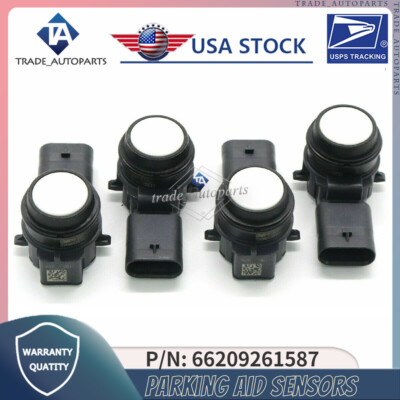Set Of 4 Ultrasonic PDC Parking Sensors For BMW 328i Base Sedan 2.0L - Replaces 66209261582