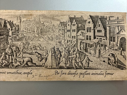 Wild Game Market Adriaen Collaert, Hans Bol, Philippe Galle 1582 - Picture 2 of 8